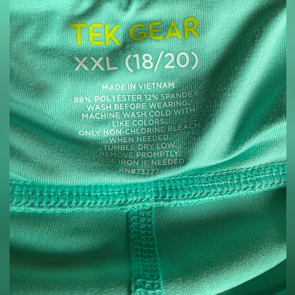 NWT Athletic Leggings Capri Tag Says XXL, More Like L     Stretch Fabric - Picture 5 of 5